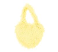 Borsa a tracolla da donna alla moda a forma di cuore in lana da spiaggia, modello ed elegante, accessorio ideale per le vostre uscite estive e