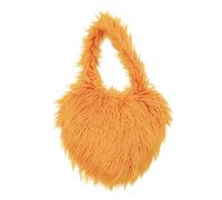 Borsa a tracolla da donna alla moda a forma di cuore in lana da spiaggia, modello ed elegante, accessorio ideale per le vostre uscite estive e