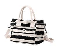 Borsa a tracolla da donna, alla moda, con pieghe a mano, borsa da viaggio leggera e di grande capacità, borsa pasquale, Nero , Taglia unica