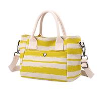Borsa a tracolla da donna, alla moda, con pieghe a mano, borsa da viaggio leggera e di grande capacità, borsa pasquale, Giallo, Taglia unica