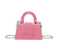 Borsa a tracolla da donna, alla moda, con tracolla a catena staccabile, piccola borsa a tracolla, Confezione rosa, Medium