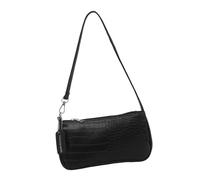 Borsa a tracolla da donna alla moda Hobos Toted Borsa a mano in pelle PU, Nero