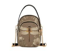 Borsa a tracolla da donna, alla moda, leggera, resistente, estetica, fungo | Cinghia staccabile resistente della catena dell'oro dello strappo del poliestere per il viaggio & lo shopping