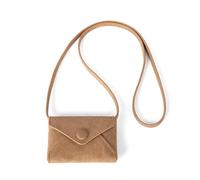 Borsa a tracolla da donna alla moda piccola collana marsupio porta carte di colore solido quadrato elegante vita donna spalla alla moda pacchetto elegante piccola collana, Albicocca, Bellezza di massa