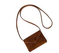 Borsa a tracolla da donna alla moda piccola collana marsupio porta carte di colore solido quadrato elegante vita donna spalla alla moda pacchetto elegante piccola collana, Caff, Bellezza di massa
