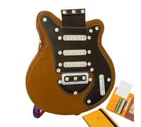 Borsa A Tracolla Da Donna - Borsa A Forma Di Chitarra Alla Moda | Borsa Per Chitarra Regolabile, Tote Alla Moda Con Cerniera Grande Giornata Con Bands A Fascie Uso M, marrone, Se référer au descriptif