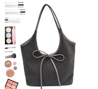 Borsa a tracolla da donna Borsa a tracolla con design a bowknot, borsa a tracolla alla moda | 2024 Borsa morta da donna, borsa all'aperto, borsa alla moda per escursioni, eventi, leggi, grigio, Se