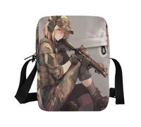 Borsa a tracolla da donna borsa a tracolla da donna borsa a tracolla tracolla regolabile per affari - Army Camouflage Girl