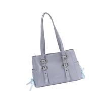 Borsa a tracolla da donna Borsa a tracolla di grande capacità Zaino in pelle PU Borsa elegante alla moda Bella archi Pendolari Donne Retro Spalla Bella Archi Zaino Grande Capacità Crossbody, Blu, One