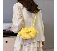 Borsa a tracolla da donna, borsa creativa all'uncinetto per le vacanze