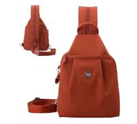 Borsa a tracolla da donna, borsa da periferia impermeabile a 2 vie, multi-compartimento per viaggi, escursionismo, sport, università, lavoro, aereo, festival, fill, Arancione, Se référer au descriptif