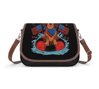Borsa a tracolla da donna con bandiera degli Stati Uniti, borsa a tracolla alla moda con tracolla regolabile