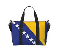 Borsa a tracolla da donna, con bandiera della Bosnia Erzegovina, borsa da viaggio, casual, con cerniera, adatta per lavoro, viaggi, fitness, viaggi