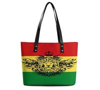 Borsa a tracolla da donna con bandiera dell'Etiopia, bandiera dell'Irlanda e trifoglio, borsa a mano in pelle alla moda, borsa a tracolla per donna, adatta al lavoro