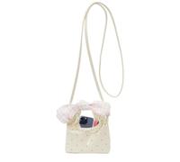 Borsa a tracolla da donna con | Borsa a tracolla con bordo in pizzo | tylish - Borsa compatta per appuntamenti, uscite e tutti i giorni, per donne, mogli, madri, viaggi, shopping, concerti, par