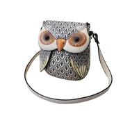 Borsa a tracolla da donna con fibbia Borsa a tracolla con simpatico gufo per