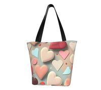 Borsa a tracolla da donna, con motivo amore, borsa a tracolla, borsa a tracolla, borsa a tracolla da viaggio per lo shopping