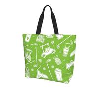 Borsa a tracolla da donna con pallina da golf, borsa sportiva per la spesa, impermeabile, grande borsa con tasca interna, per lavoro, viaggi, scuola