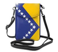 Borsa a tracolla da donna con stampa bandiera della Bosnia ed Erzegovina, perfetta per viaggi e shopping