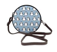 Borsa a tracolla da donna con stampa di pinguino dei cartoni animati, da viaggio, piccole borse in pelle a tracolla da donna