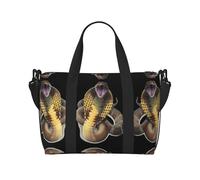 Borsa a tracolla da donna con stampa di serpente Cobra, borsa a tracolla portatile, adatta per allenamenti in palestra, pendolarismo e viaggi