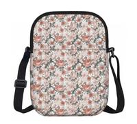 Borsa a tracolla da donna con stampa Torre Eiffel con fiore Parigi, borsa a tracolla da viaggio casual per tutti i