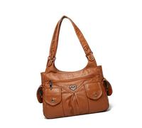 Borsa a Tracolla Da Donna Creativa in Borse Sottobraccio in Pelle PU Con Design Borchiati Rivetti E Borse Da Viaggio a Scomparti Multipli