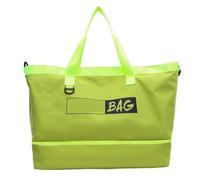 Borsa a tracolla da donna grande borsa a mano casual da lavoro da viaggio essenziale borsa da fitness con cerniere per le donne, Verde
