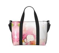 Borsa a tracolla da donna in carta con frammenti di colore, borsa casual con cerniera, adatta per lavoro, viaggi, fitness, viaggi