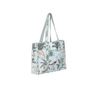 Borsa a tracolla da donna in cotone indiano trapuntato, borsa a tracolla da donna, borsa per shopping, spiaggia, vacanze estive, borsa da viaggio con tasche, borsa da donna, 45 cm x 13 cm x 45 cm