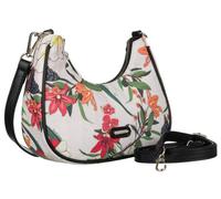 Borsa a tracolla da donna in ecopelle floreale - David Jones