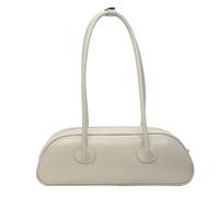 Borsa a tracolla da donna in morbida pelle PU Borsa semplice Frizione francese Ascella Shopping Incontri per donne quotidiane Ascella Borsa francese Borsa in pelle PU per lo shopping quotidiano, Beige