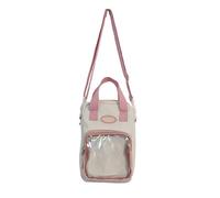 Borsa a tracolla da donna in nylon trasparente Itabag borsa estetica per telefono stile giapponese messaggeri per tutti i giorni stili giapponesi Crossbody per le donne spalla in nylon trasparente