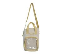 Borsa a tracolla da donna in nylon trasparente Itabag borsa estetica per telefono stile giapponese messaggeri per tutti i giorni stili giapponesi Crossbody per le donne spalla in nylon trasparente