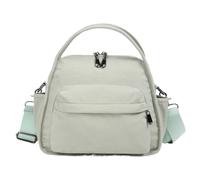 Borsa a tracolla da donna in Oxford, elegante borsa a tracolla con molto spazio, per tutti i giorni, viaggi e tempo libero, verde, Mittelgroße