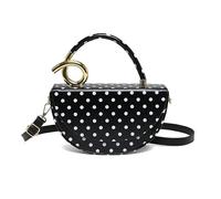 Borsa a tracolla da donna in pelle PU a pois | Borsa a tracolla leggera e dolce, elegante per lo shopping quotidiano, gli appuntamenti, il lavoro