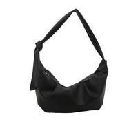 Borsa a tracolla da donna in pelle PU borsa a tracolla shopping croissant borsa messaggeri per donne di tutti i giorni croissant borsa a tracolla stile coreano, Nero , One Size