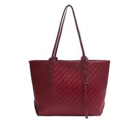 Borsa a tracolla da donna in pelle PU borsa vintage grande capacità all-match borsa a tracolla da viaggio pendolari tote borsa, Rosso, 320.00x160.00x290.00mm