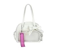 Borsa a tracolla da donna in pelle PU con fiocchi adorabili Itabag stile giapponese borsa a tracolla per display pin donna tracolla in pelle PU Messenger Itabag Lovely Bow Crossbody, bianco, One Size