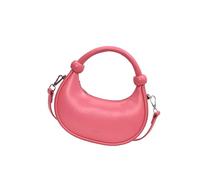 Borsa a tracolla da donna in pelle PU elegante borsa a tracolla piccola borsa stile coreano messaggeri shopping incontri tracolla in pelle PU per donna borsa a tracolla piccola mezza luna, A, One Size