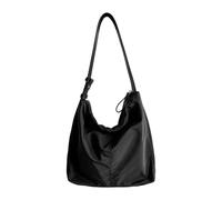 Borsa a tracolla da donna in stile coreano Borsa a tracolla per studenti Scuola Shopping Semplice Crossbody per donne quotidiane Stili coreani Spalla Studente Scuola Semplice Crossbody, Nero , One