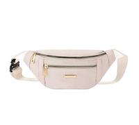 Borsa a tracolla da donna, in tessuto, per il tempo libero, da donna, grande con manici grandi (beige, taglia unica), beige., Taglia unica