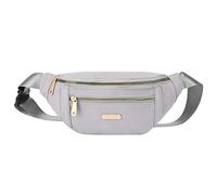Borsa a tracolla da donna, in tessuto, per il tempo libero, da donna, grande con manici grandi (grigio, taglia unica), grigio., Taglia unica