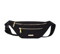 Borsa a tracolla da donna, in tessuto, per il tempo libero, da donna, grande con manici grandi (nero, taglia unica), Nero , Taglia unica