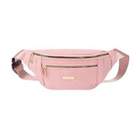 Borsa a tracolla da donna, in tessuto, per il tempo libero, da donna, grande con manici grandi (rosa, taglia unica), Colore: rosa., Taglia unica