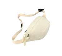 Borsa a tracolla da donna in velluto a coste per il petto sportivo alla moda, per escursioni quotidiane, ciclismo e sport (beige), 34 x 11 x 15 cm