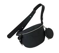 Borsa A Tracolla Da Donna, Morbida, Casual Ed Elegante, Cintura, Moda Versatile(Black)