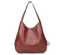 Borsa a tracolla da donna morbida in PU Borse di grande capacità Borse a tracolla alla moda Borsa tote all-matching Retro Casual Dating Bag Donna Pu Borsa a tracolla Elegante Borsa a tracolla Grande