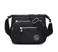 Borsa a tracolla da donna multi-tasca borsa da viaggio casual a tracolla per shopping, viaggi, escursionismo, uso quotidiano, 4 EU, Taille unique, Borse a tracolla