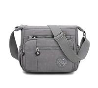 Borsa a tracolla da donna multi-tasca borsa da viaggio casual a tracolla per shopping, viaggi, escursionismo, uso quotidiano, 3 EU, Taille unique, Zainetti